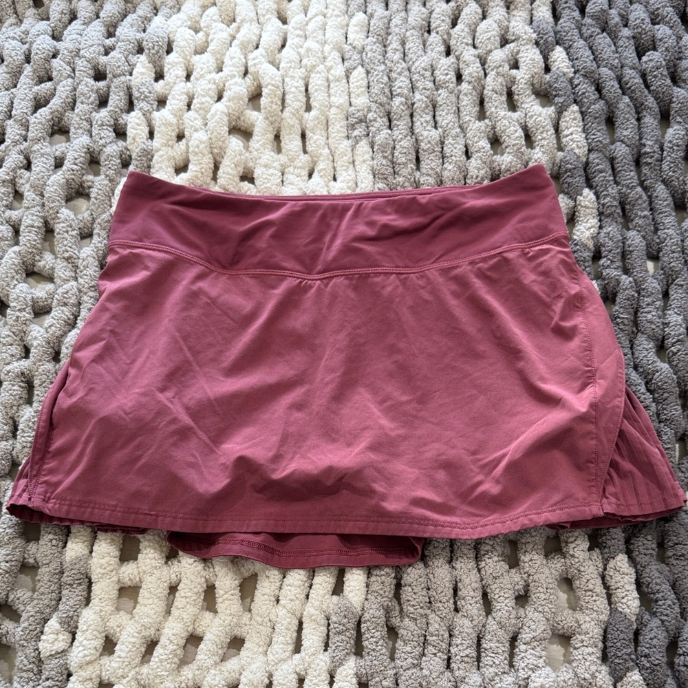 Lululemon Pleated Tennis Skirt Skort Dusty Rose Size 4 (Approx)